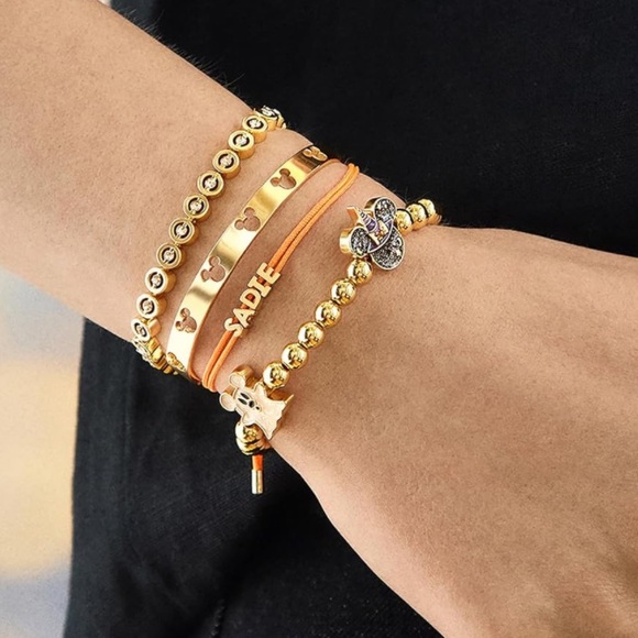 Official Disney Gold Bead Charm Bracelet - Picture 3 of 3